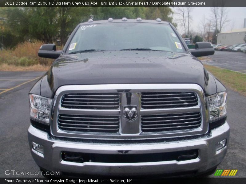 Brilliant Black Crystal Pearl / Dark Slate/Medium Graystone 2011 Dodge Ram 2500 HD Big Horn Crew Cab 4x4