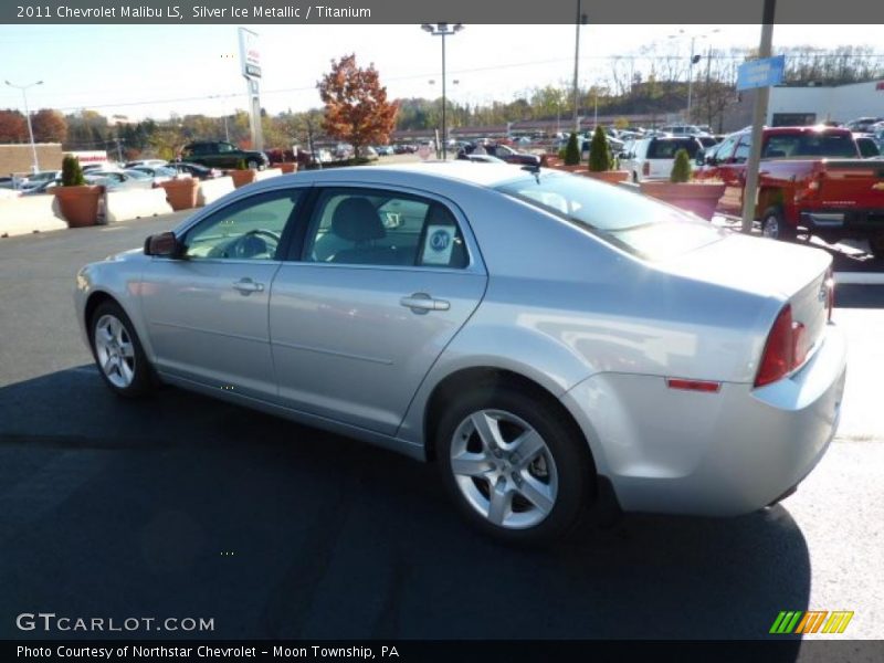 Silver Ice Metallic / Titanium 2011 Chevrolet Malibu LS