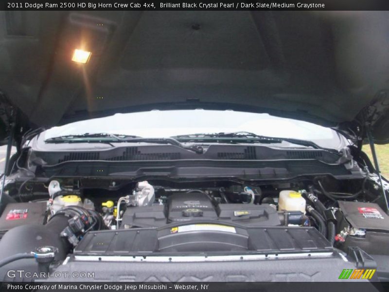 Brilliant Black Crystal Pearl / Dark Slate/Medium Graystone 2011 Dodge Ram 2500 HD Big Horn Crew Cab 4x4