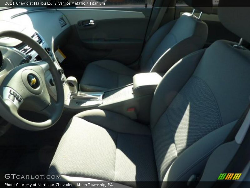 Silver Ice Metallic / Titanium 2011 Chevrolet Malibu LS