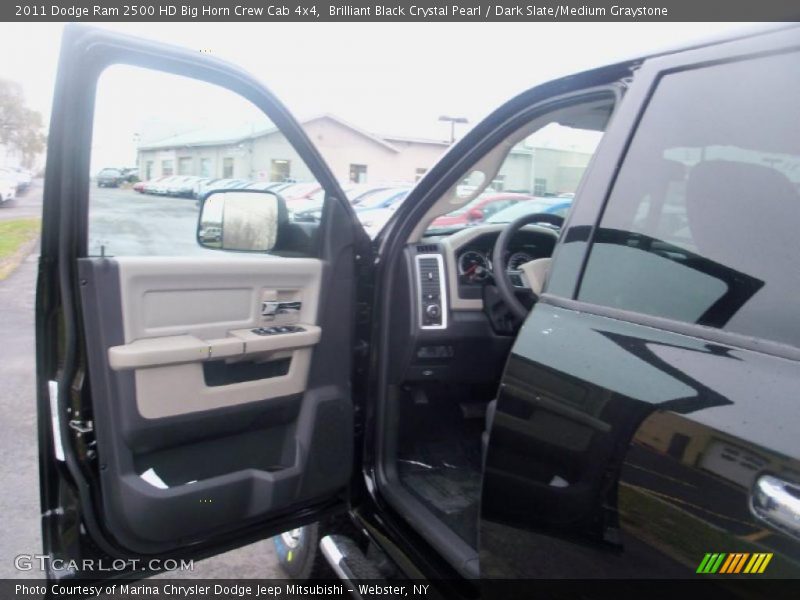 Brilliant Black Crystal Pearl / Dark Slate/Medium Graystone 2011 Dodge Ram 2500 HD Big Horn Crew Cab 4x4