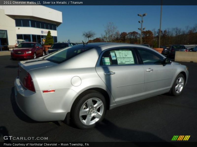 Silver Ice Metallic / Titanium 2011 Chevrolet Malibu LS