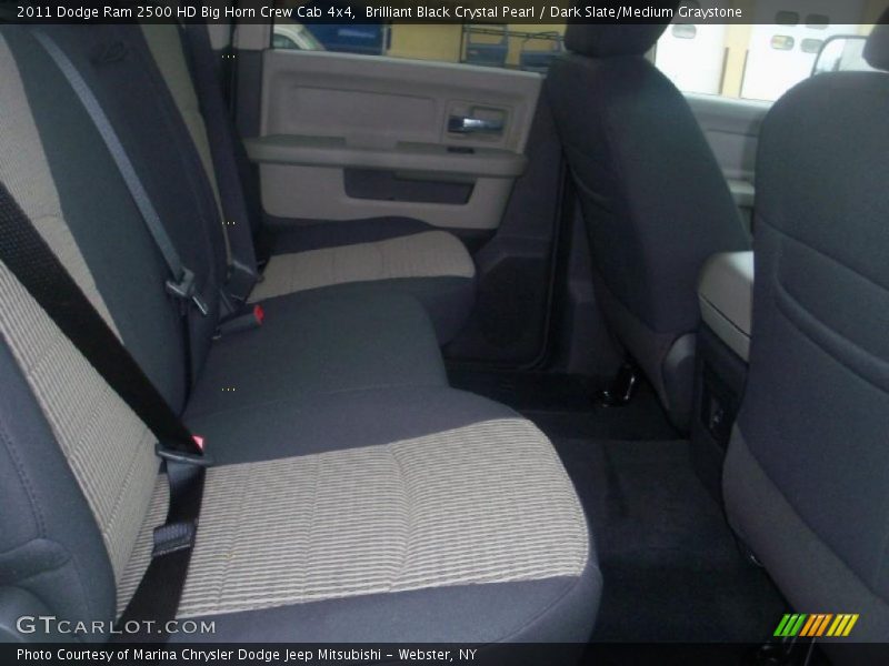 Brilliant Black Crystal Pearl / Dark Slate/Medium Graystone 2011 Dodge Ram 2500 HD Big Horn Crew Cab 4x4
