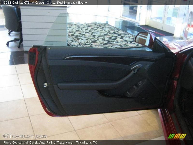 Crystal Red Tintcoat / Ebony 2011 Cadillac CTS -V Coupe