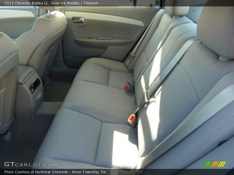 Silver Ice Metallic / Titanium 2011 Chevrolet Malibu LS