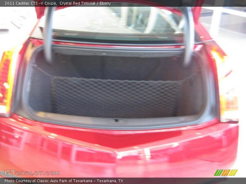 Crystal Red Tintcoat / Ebony 2011 Cadillac CTS -V Coupe