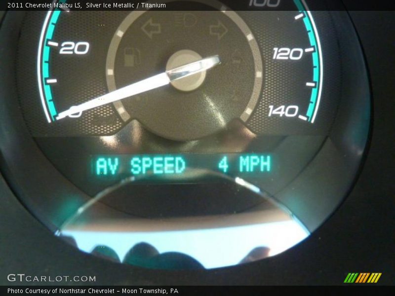 Silver Ice Metallic / Titanium 2011 Chevrolet Malibu LS