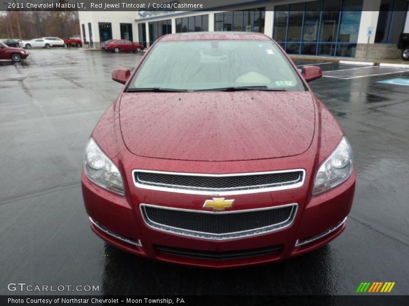Red Jewel Tintcoat / Cocoa/Cashmere 2011 Chevrolet Malibu LT