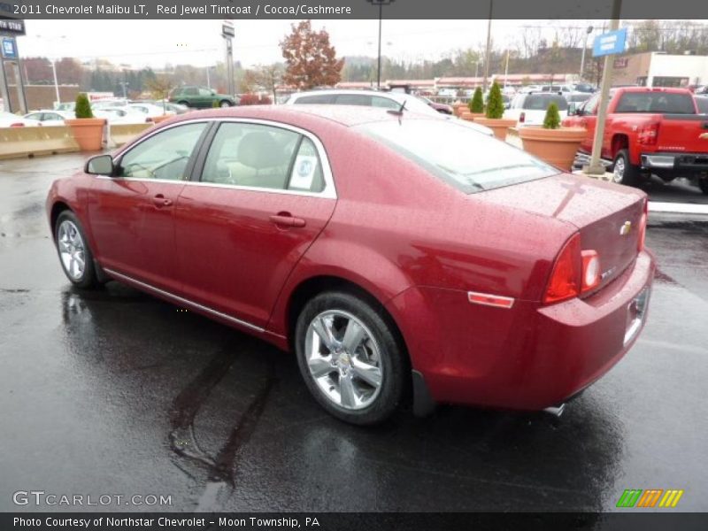 Red Jewel Tintcoat / Cocoa/Cashmere 2011 Chevrolet Malibu LT