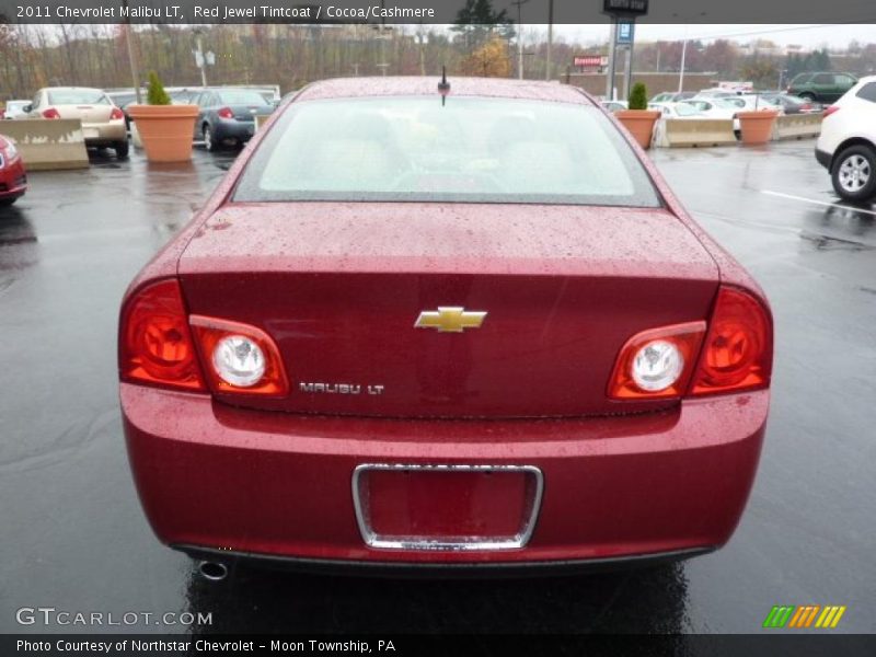 Red Jewel Tintcoat / Cocoa/Cashmere 2011 Chevrolet Malibu LT