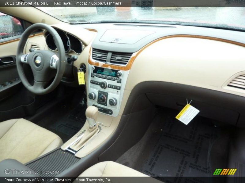 Red Jewel Tintcoat / Cocoa/Cashmere 2011 Chevrolet Malibu LT