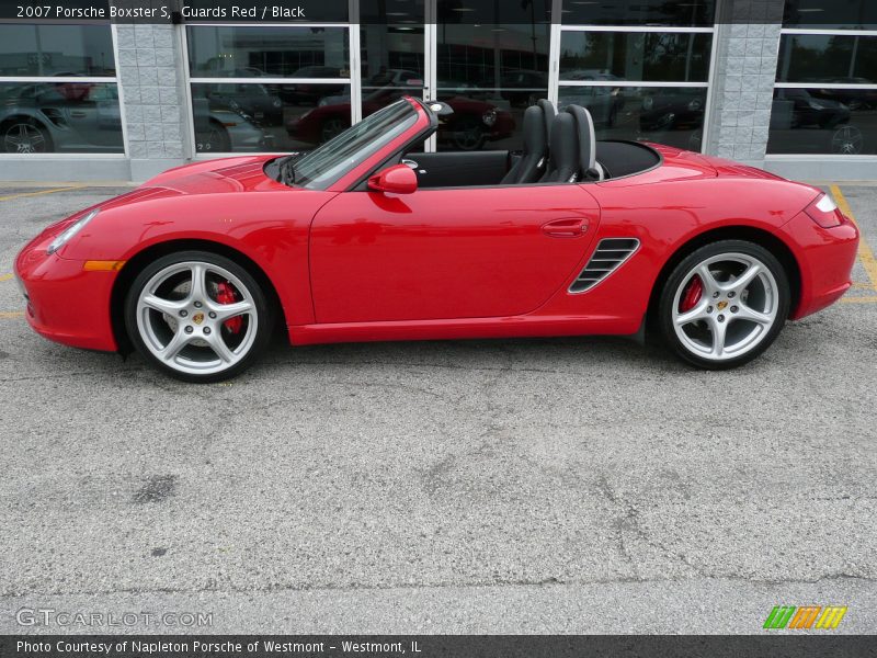 Guards Red / Black 2007 Porsche Boxster S