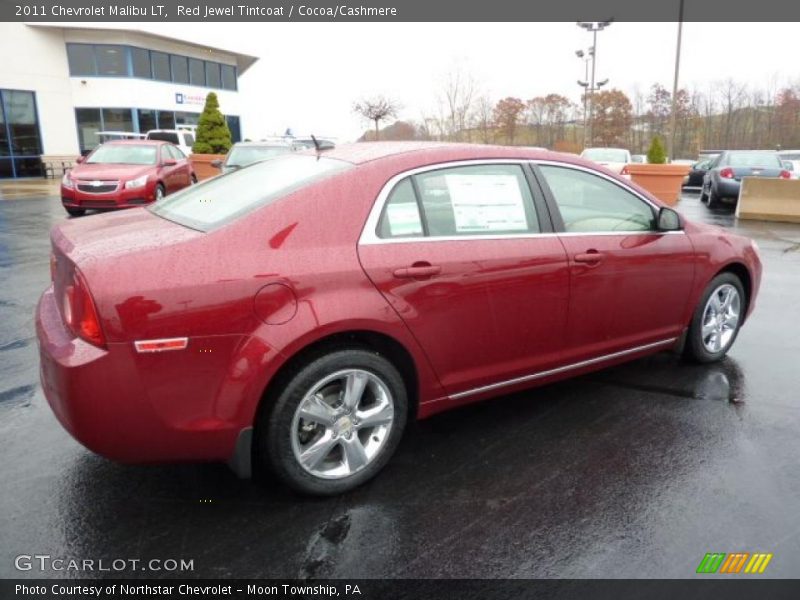 Red Jewel Tintcoat / Cocoa/Cashmere 2011 Chevrolet Malibu LT