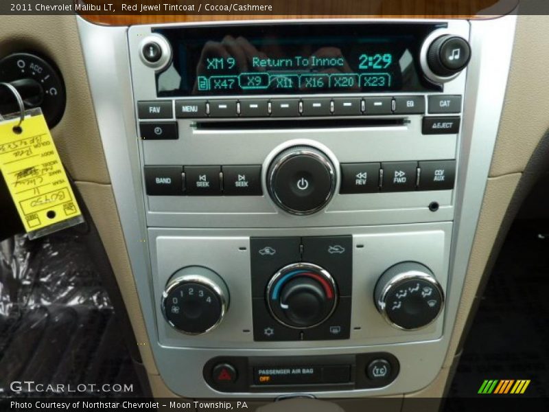 Red Jewel Tintcoat / Cocoa/Cashmere 2011 Chevrolet Malibu LT