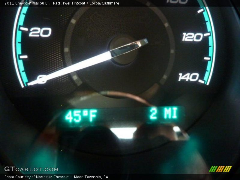Red Jewel Tintcoat / Cocoa/Cashmere 2011 Chevrolet Malibu LT