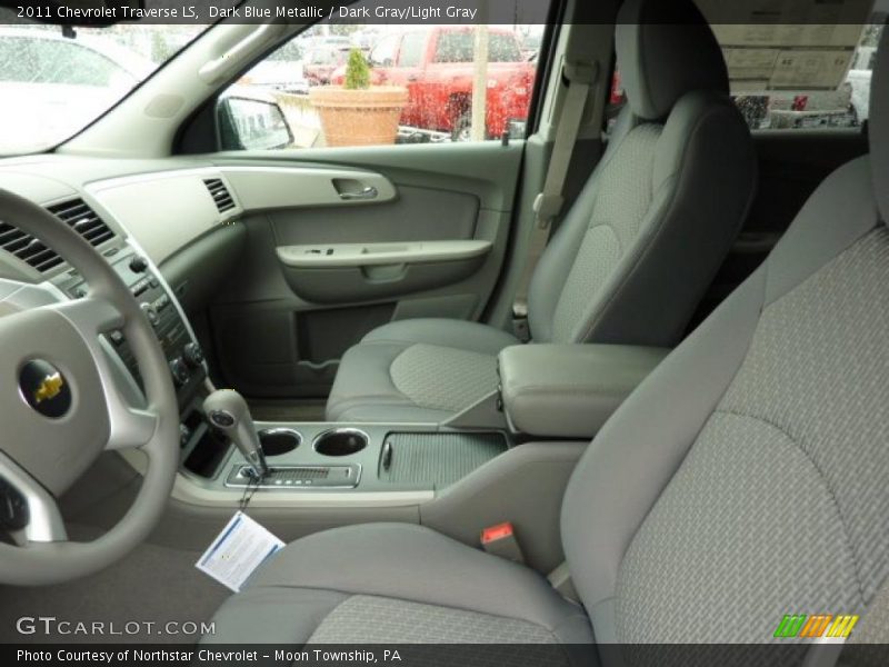  2011 Traverse LS Dark Gray/Light Gray Interior