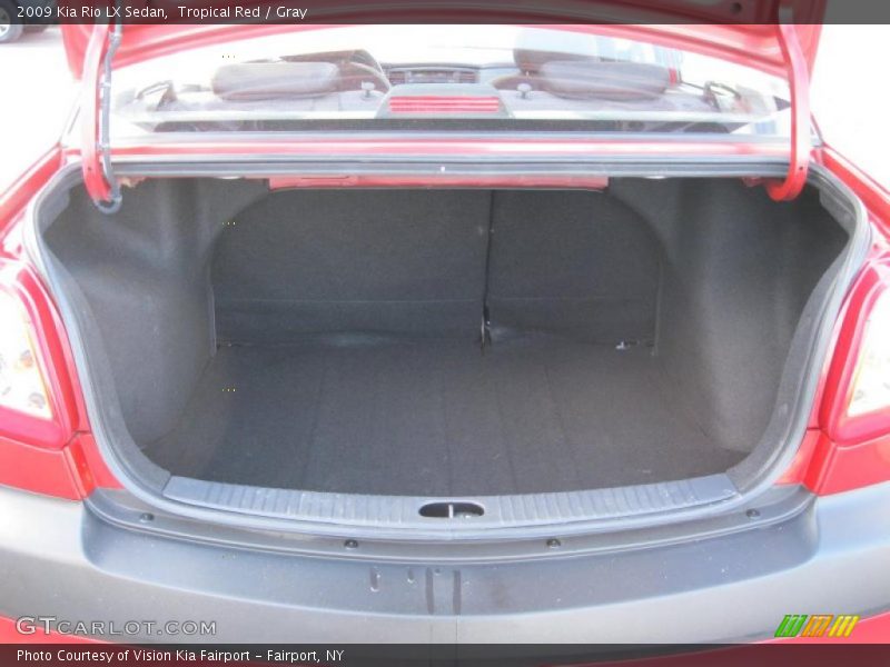 Tropical Red / Gray 2009 Kia Rio LX Sedan