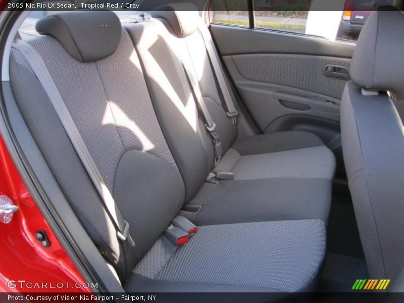 Tropical Red / Gray 2009 Kia Rio LX Sedan