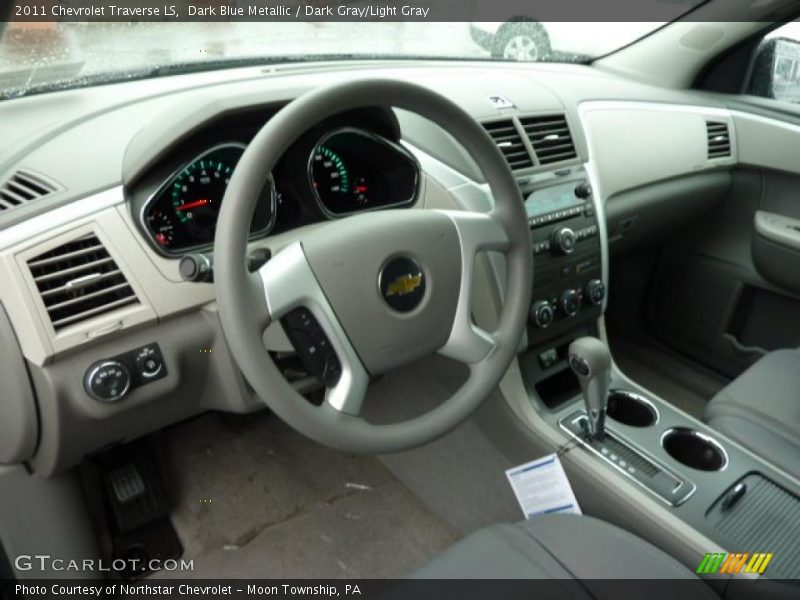 Dark Gray/Light Gray Interior - 2011 Traverse LS 