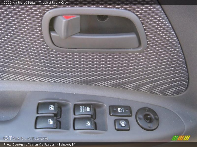 Tropical Red / Gray 2009 Kia Rio LX Sedan