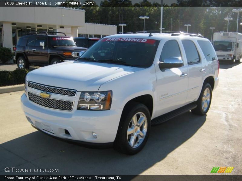 Summit White / Ebony 2009 Chevrolet Tahoe LTZ
