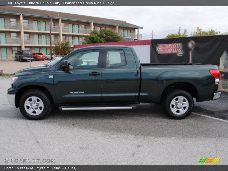 Timberland Green Mica / Beige 2008 Toyota Tundra Double Cab