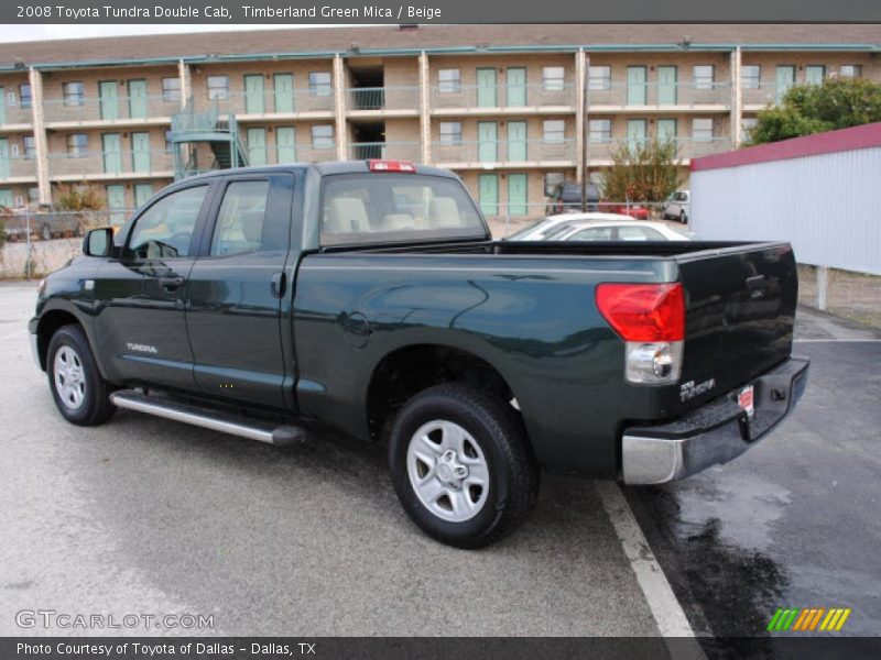 Timberland Green Mica / Beige 2008 Toyota Tundra Double Cab