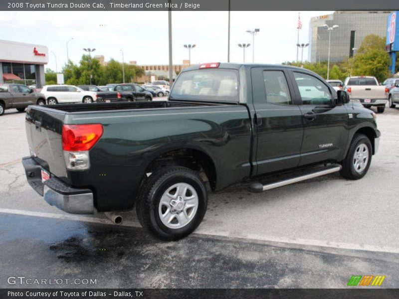 Timberland Green Mica / Beige 2008 Toyota Tundra Double Cab