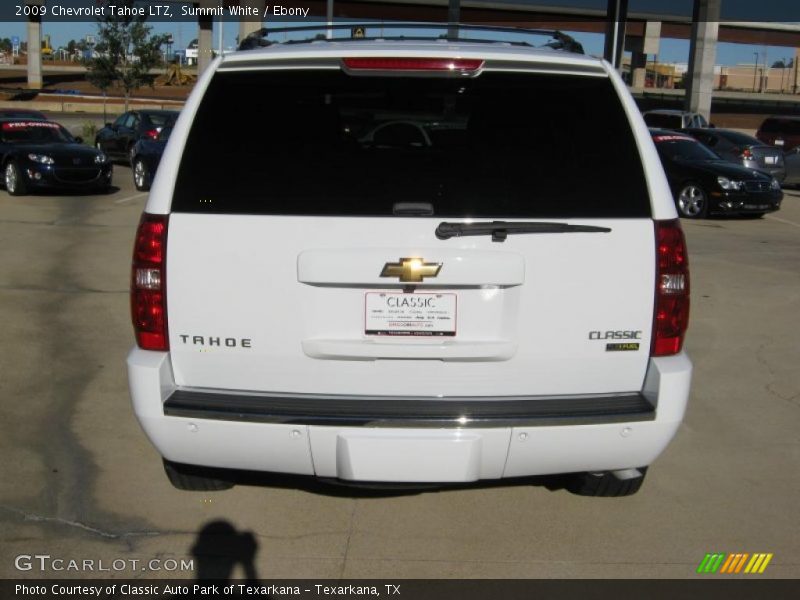 Summit White / Ebony 2009 Chevrolet Tahoe LTZ
