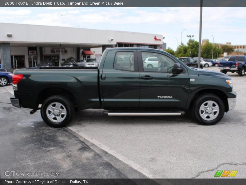Timberland Green Mica / Beige 2008 Toyota Tundra Double Cab