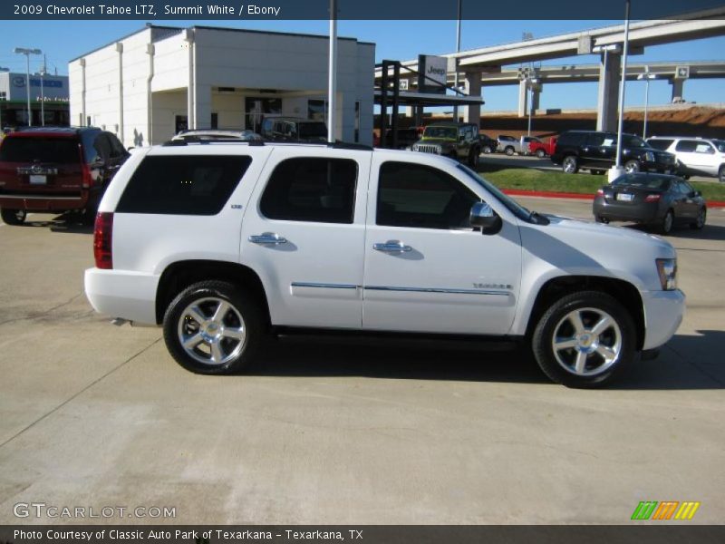 Summit White / Ebony 2009 Chevrolet Tahoe LTZ