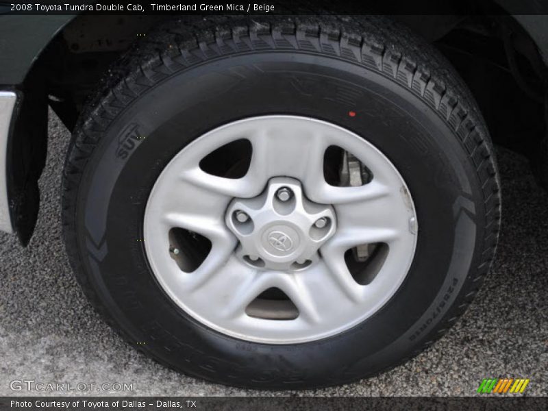 Timberland Green Mica / Beige 2008 Toyota Tundra Double Cab