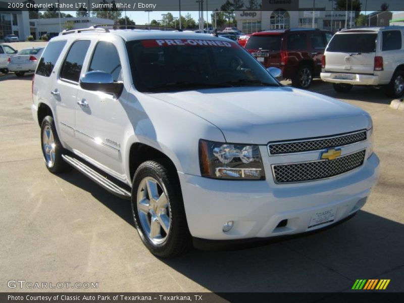 Summit White / Ebony 2009 Chevrolet Tahoe LTZ