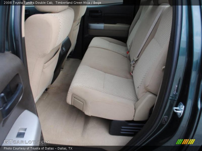 Timberland Green Mica / Beige 2008 Toyota Tundra Double Cab