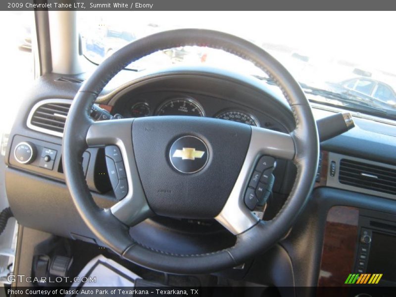 Summit White / Ebony 2009 Chevrolet Tahoe LTZ