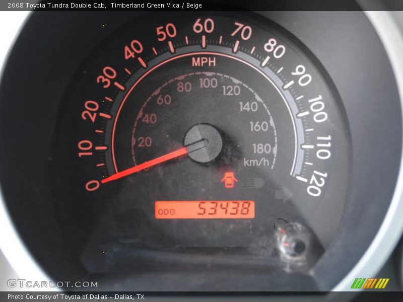 Timberland Green Mica / Beige 2008 Toyota Tundra Double Cab