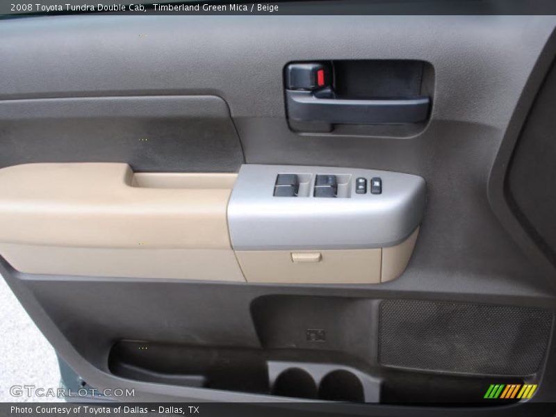 Timberland Green Mica / Beige 2008 Toyota Tundra Double Cab