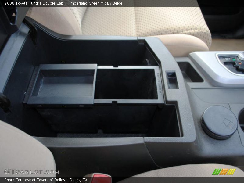 Timberland Green Mica / Beige 2008 Toyota Tundra Double Cab