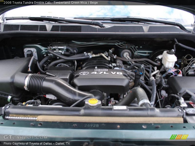 Timberland Green Mica / Beige 2008 Toyota Tundra Double Cab