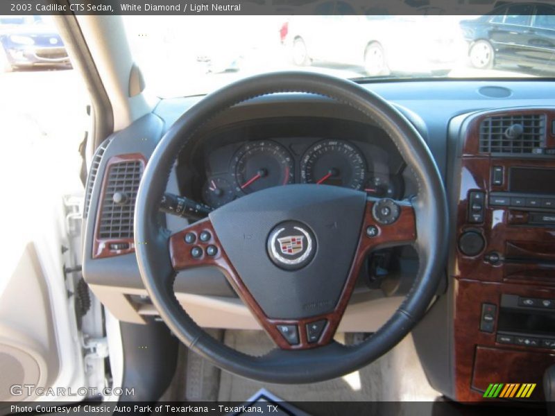 White Diamond / Light Neutral 2003 Cadillac CTS Sedan