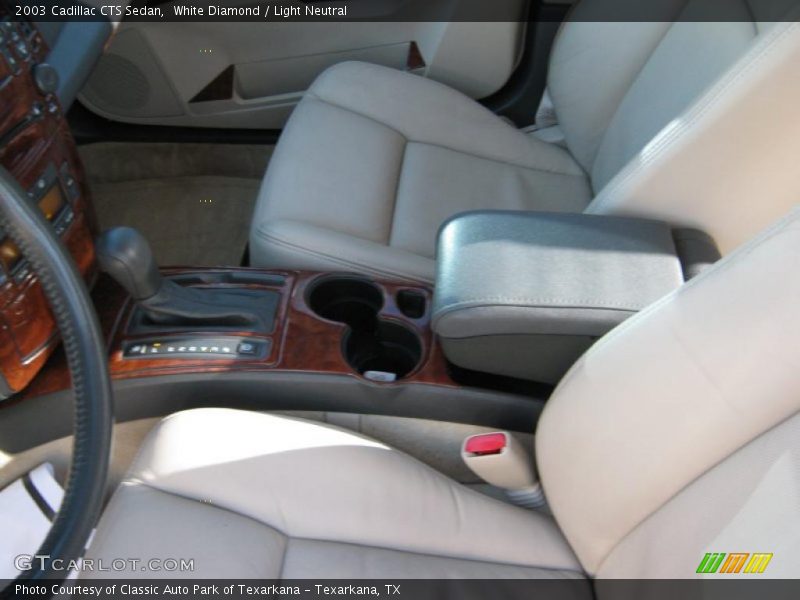 White Diamond / Light Neutral 2003 Cadillac CTS Sedan