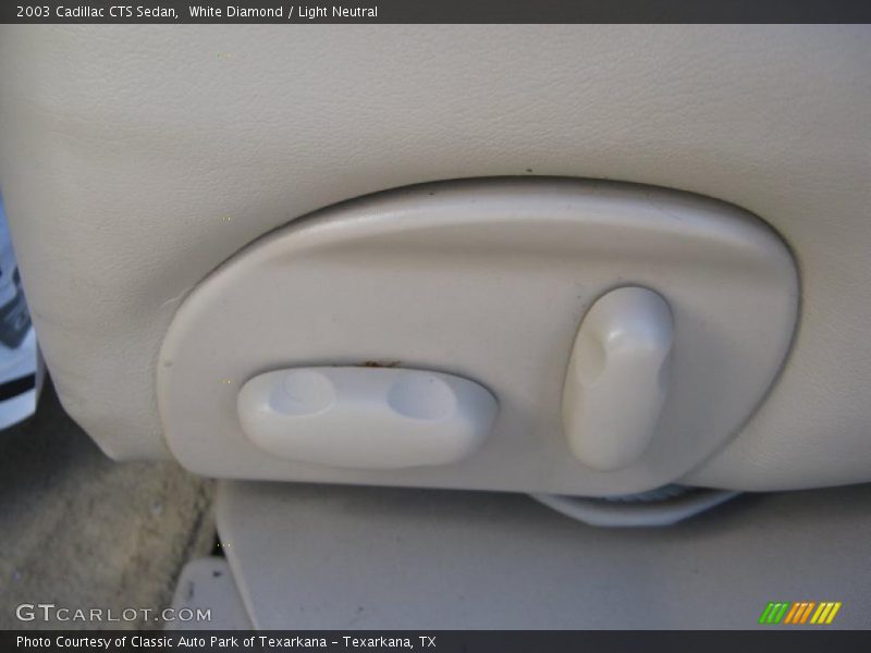 White Diamond / Light Neutral 2003 Cadillac CTS Sedan