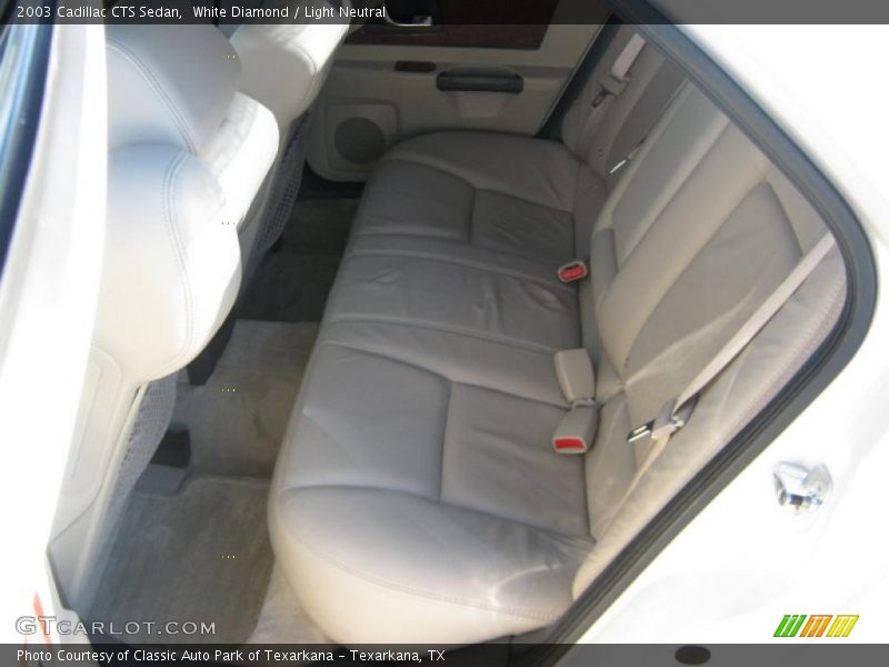 White Diamond / Light Neutral 2003 Cadillac CTS Sedan