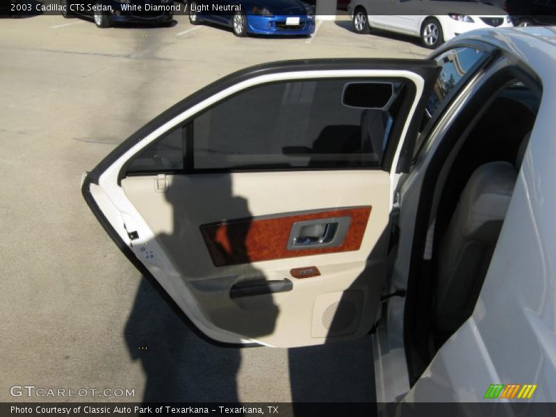 White Diamond / Light Neutral 2003 Cadillac CTS Sedan