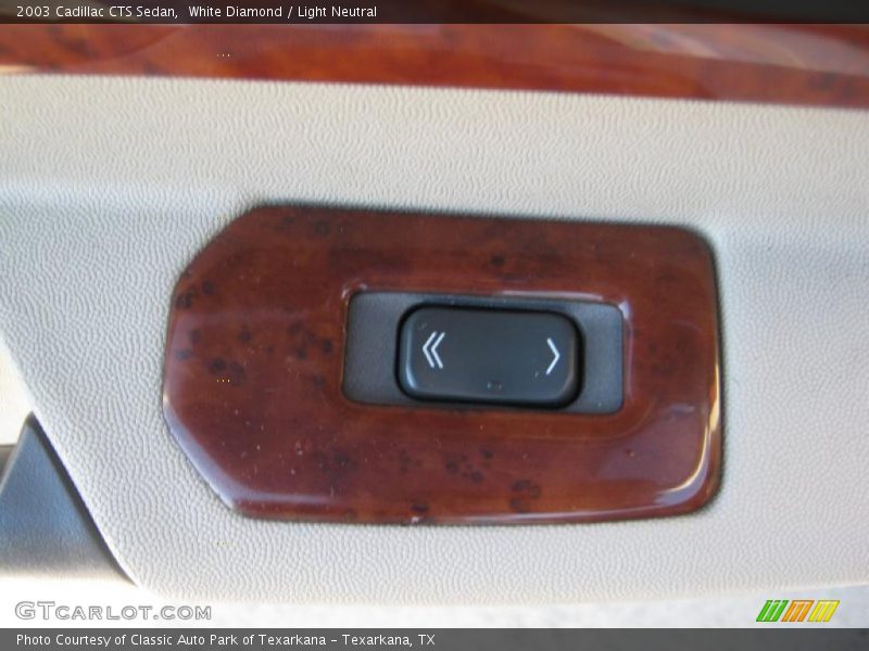 White Diamond / Light Neutral 2003 Cadillac CTS Sedan