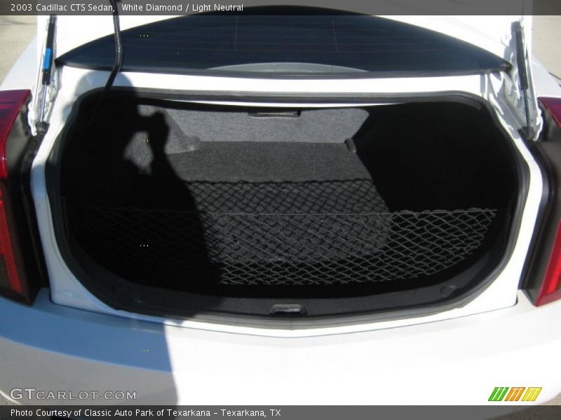 White Diamond / Light Neutral 2003 Cadillac CTS Sedan
