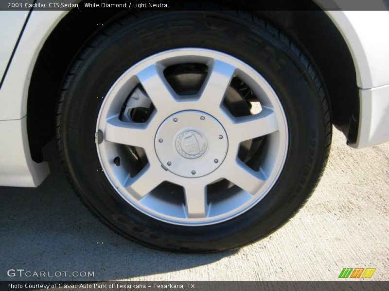 White Diamond / Light Neutral 2003 Cadillac CTS Sedan