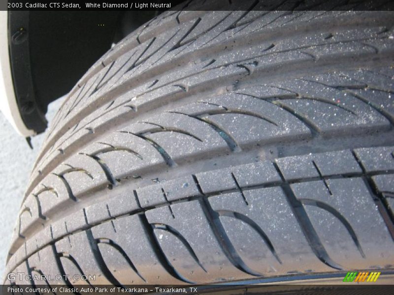 White Diamond / Light Neutral 2003 Cadillac CTS Sedan