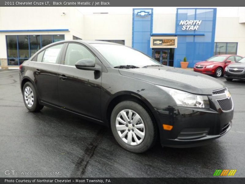 Black Granite Metallic / Jet Black 2011 Chevrolet Cruze LT