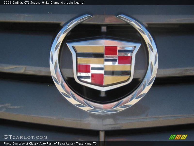 White Diamond / Light Neutral 2003 Cadillac CTS Sedan